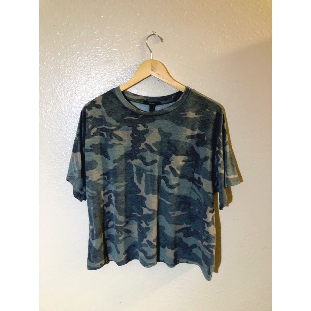CAMO FOREVER 21 CROP TOP